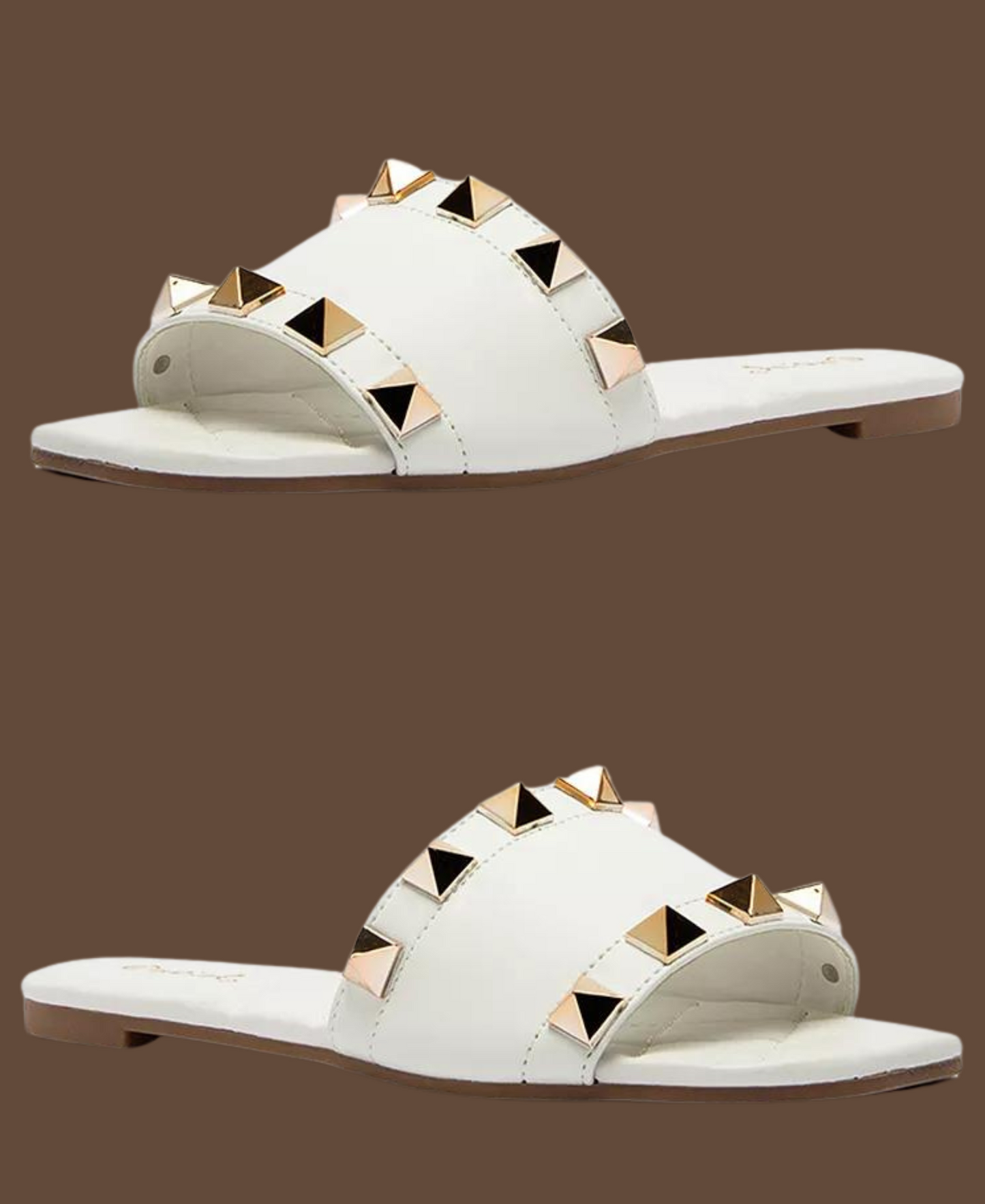 Qupid Hazy White Sandals