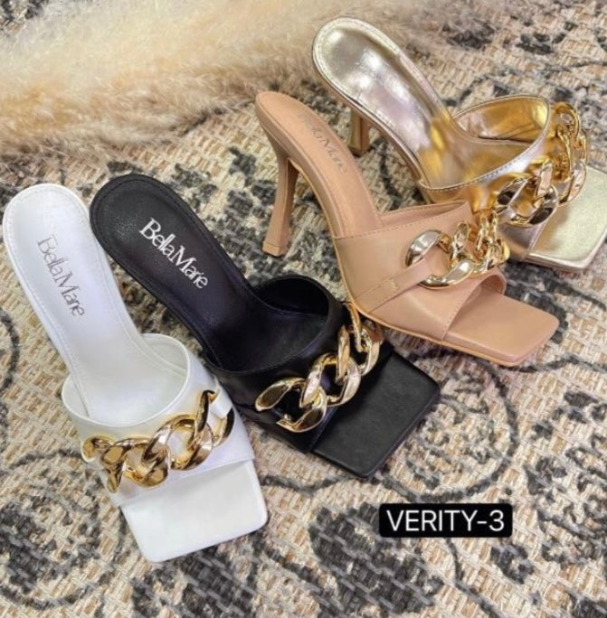 Verity-3 WHITE Heels