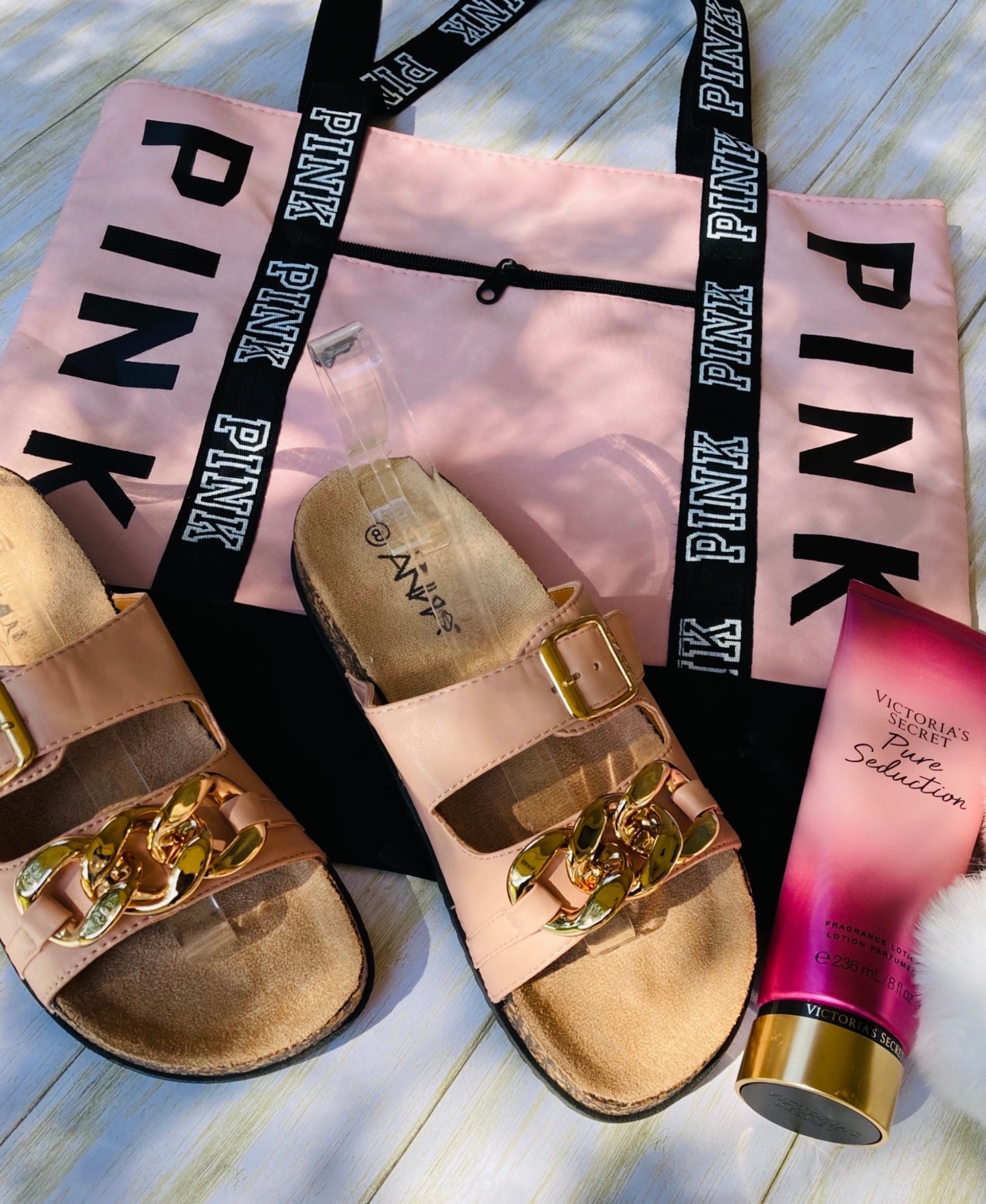 The Silia Sandals Pink