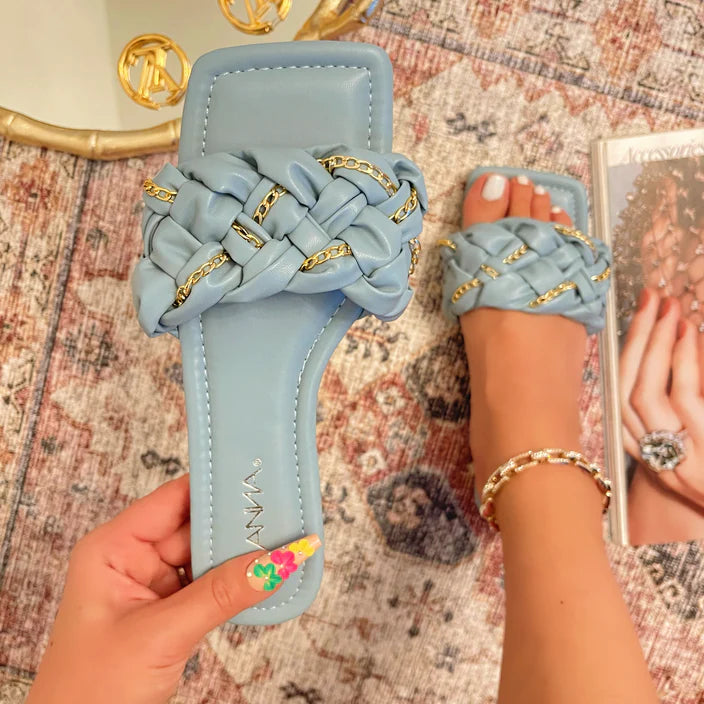 CARDI Blue Sandals