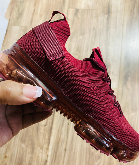 La Sheelah Burgundy  Sneakers