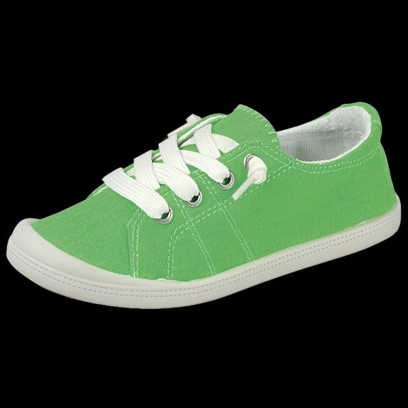 The Comfort Sneakers  Neon Green