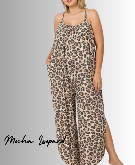 Zenana Plus size Leopard Jumper