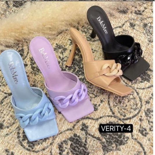 Verity Blue  Heels