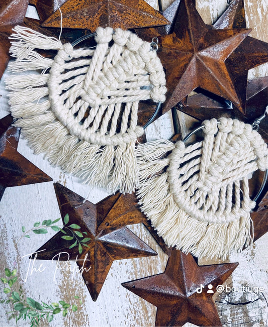 Macramé earrings