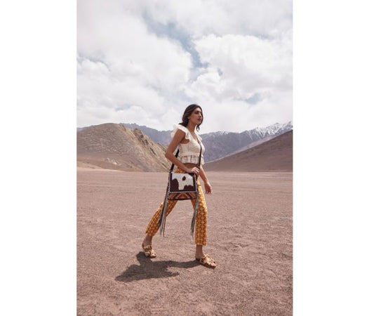 SPOTTED MOCHA SHOULDER BAG